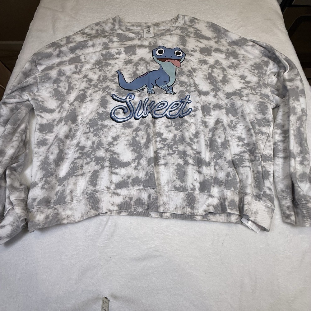 Disneyland Frozen 2 Bruni Sweet Feisty Tie Dye Sweatshirt Women’s 2X